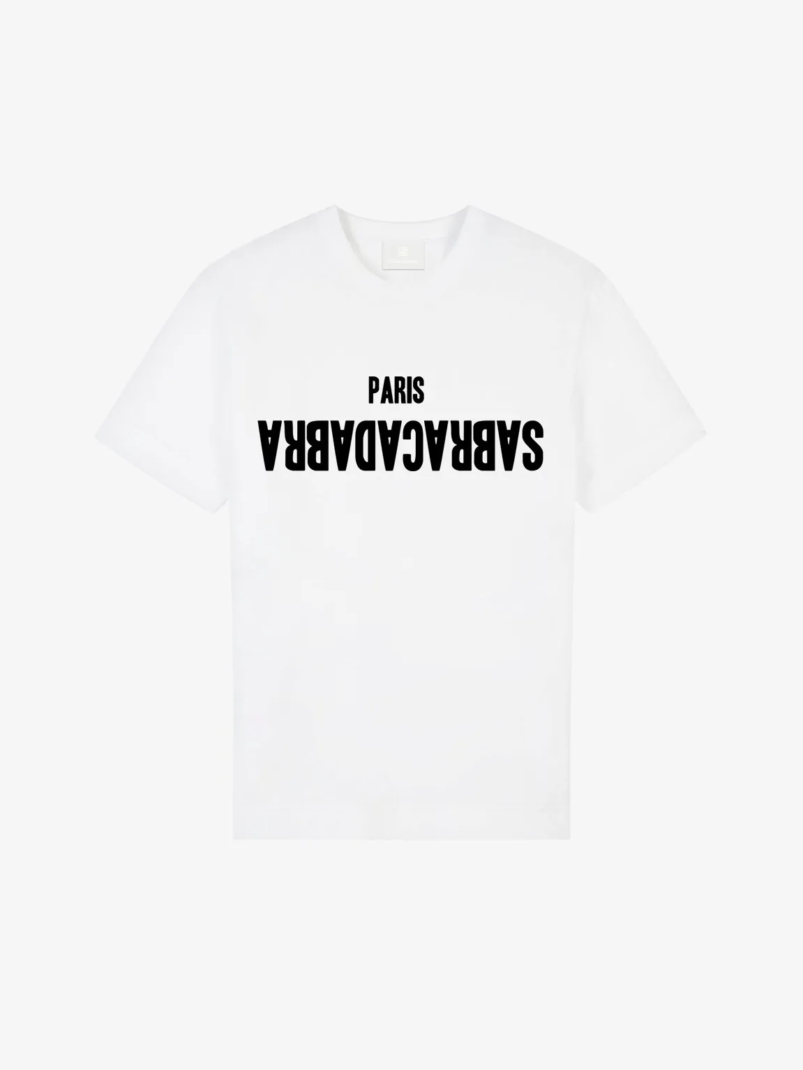 Upside Logo Printed Oversized T-Shirt