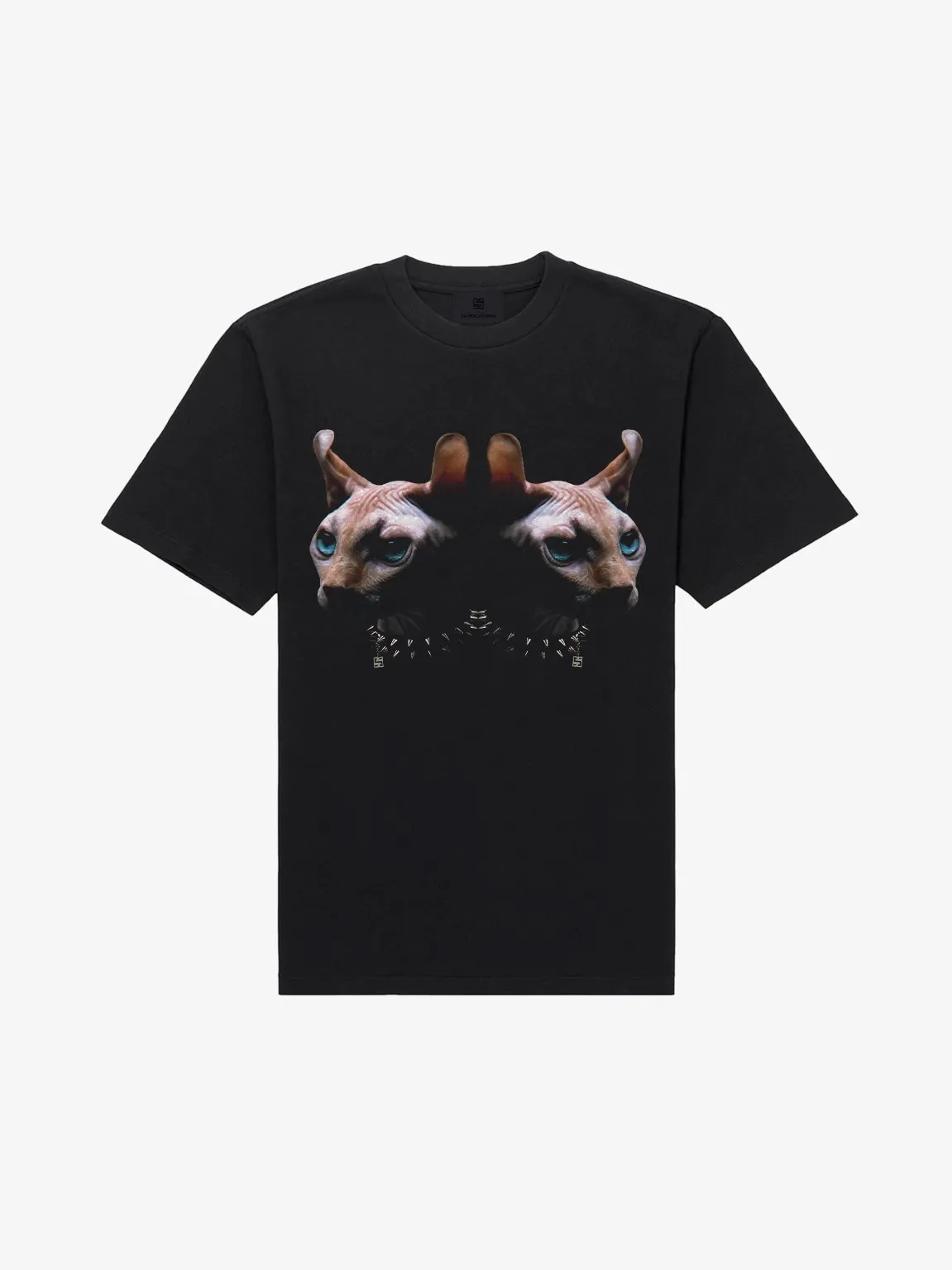 Nine Lives Printed Slim Fit T-Shirt
