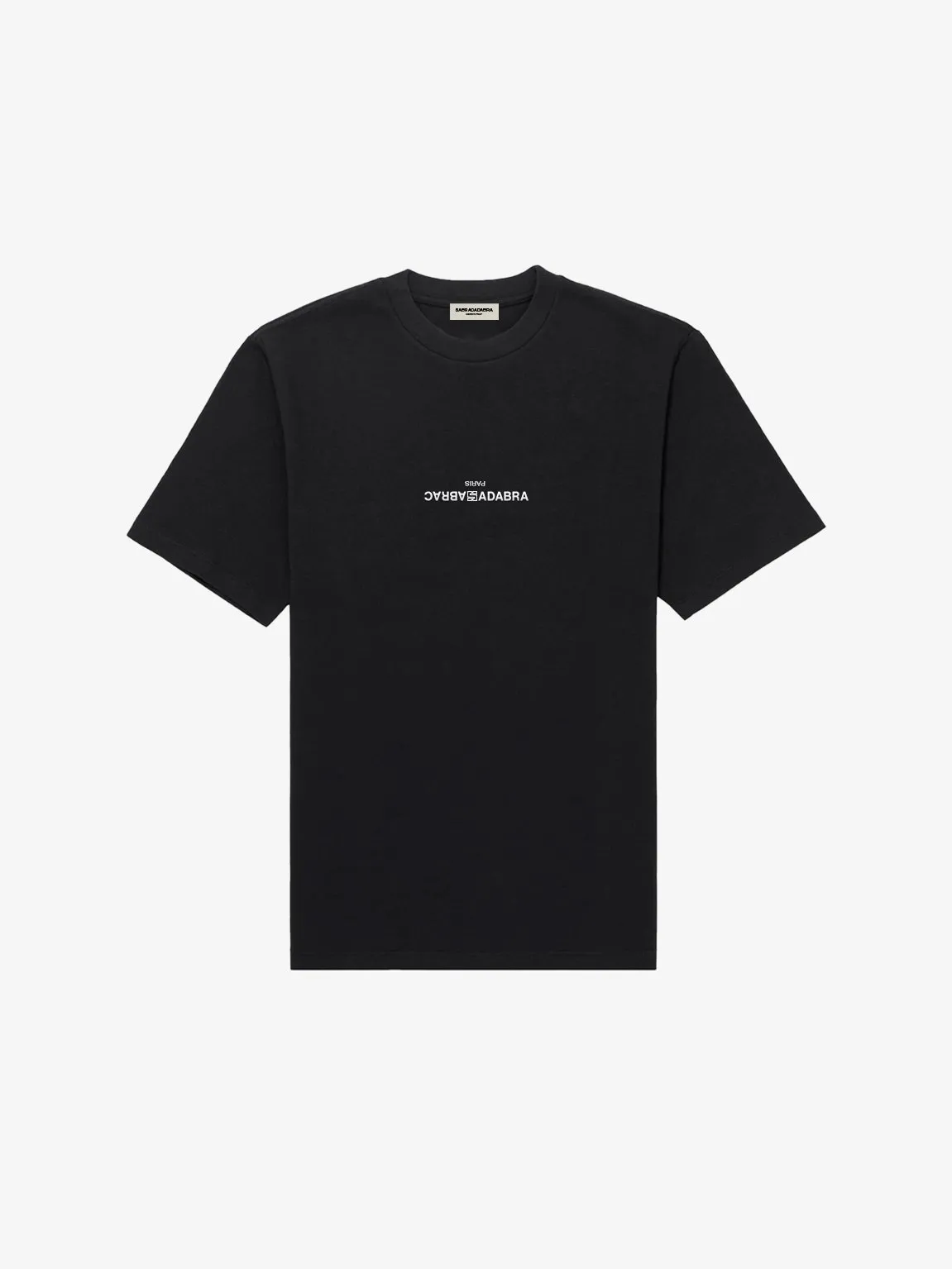 Sabracadabra Embroidered Inverted Logo Slim Fit T-Shirt