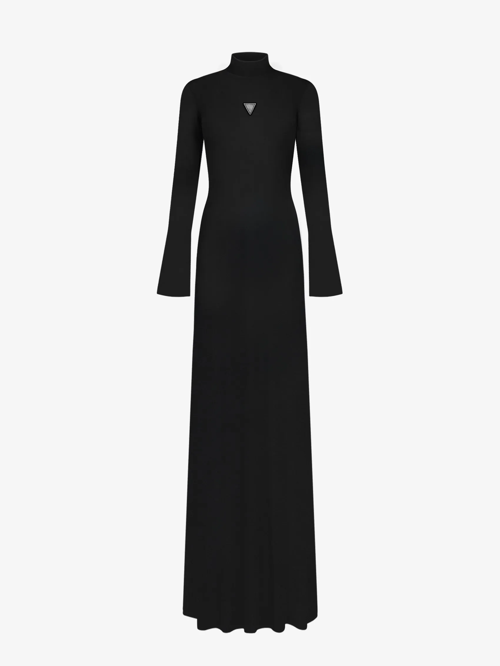 Open-Back Dress In Stretch Viscose