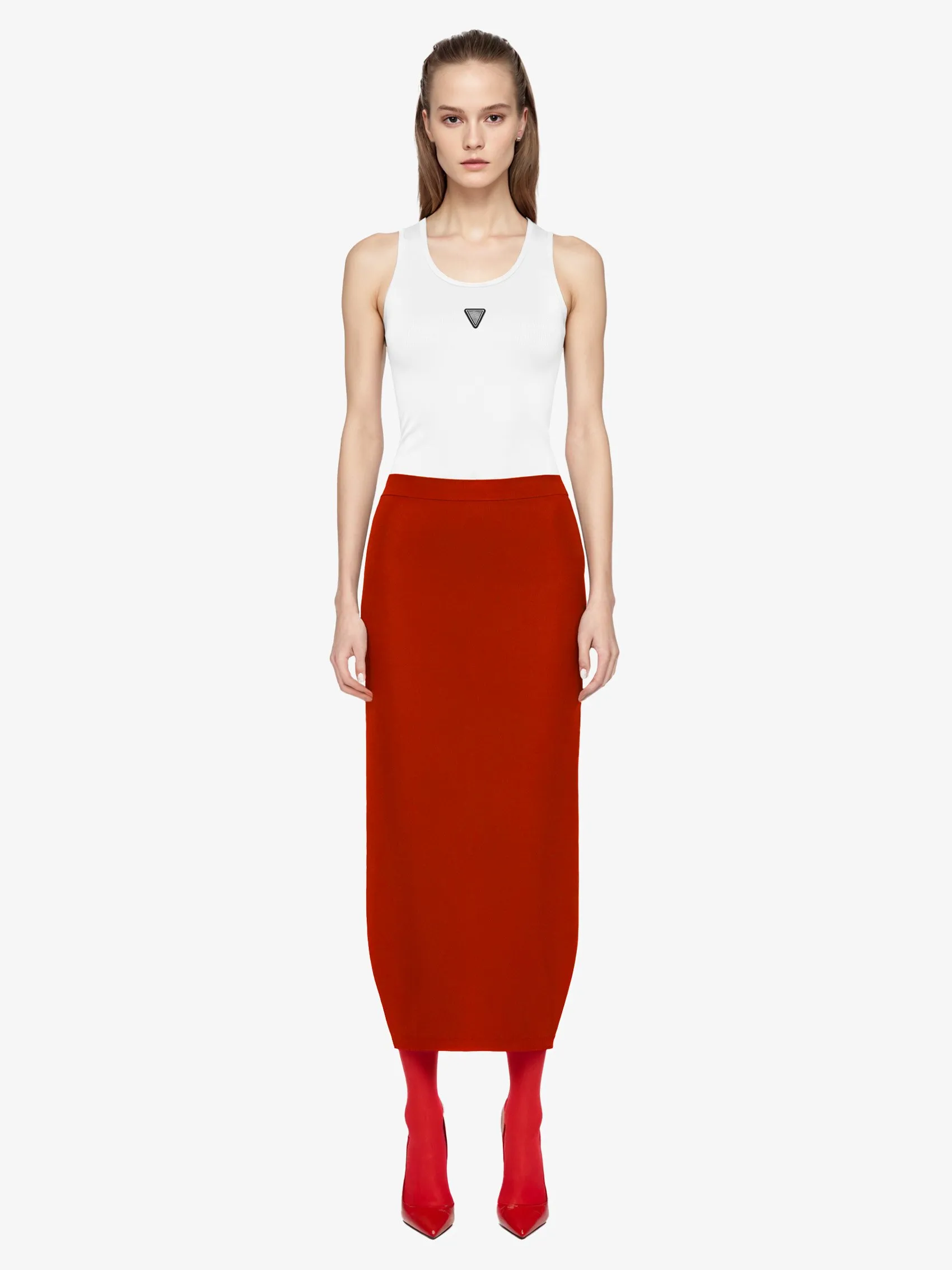 Slim-Fit Tank Top In Cotton Jersey