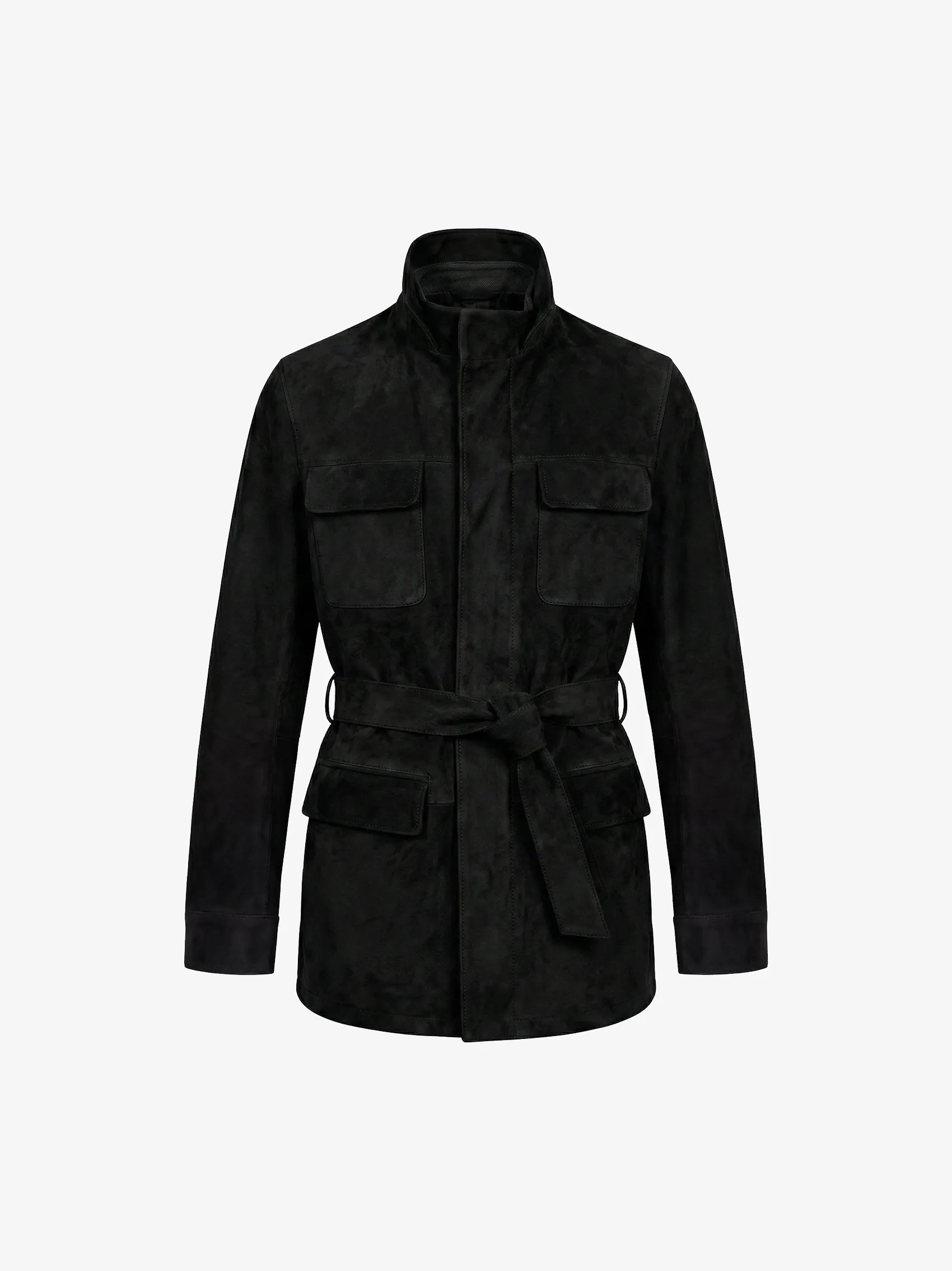 Saharienne Jacket In Suede