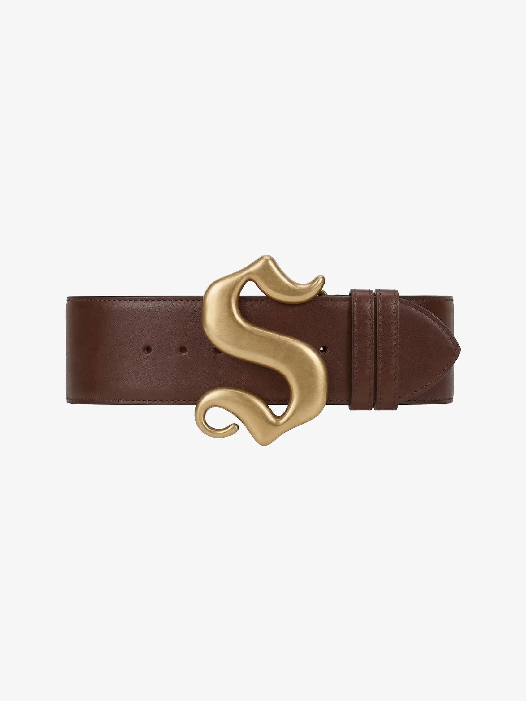 Signature Wide Belt in Leather