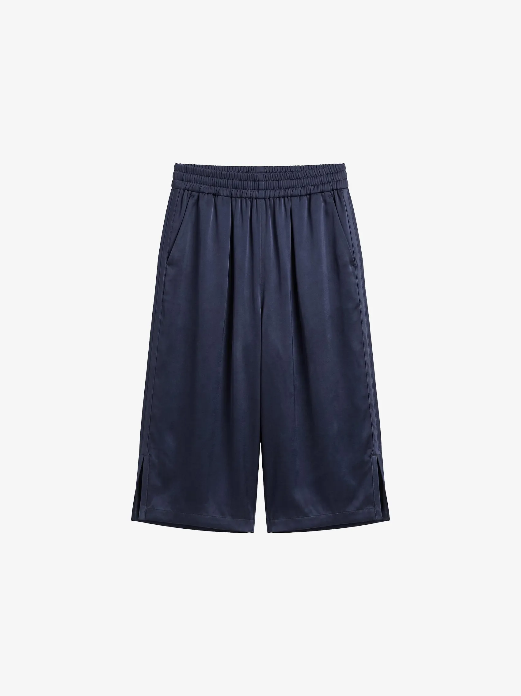 Bermuda Shorts in Silk Satin