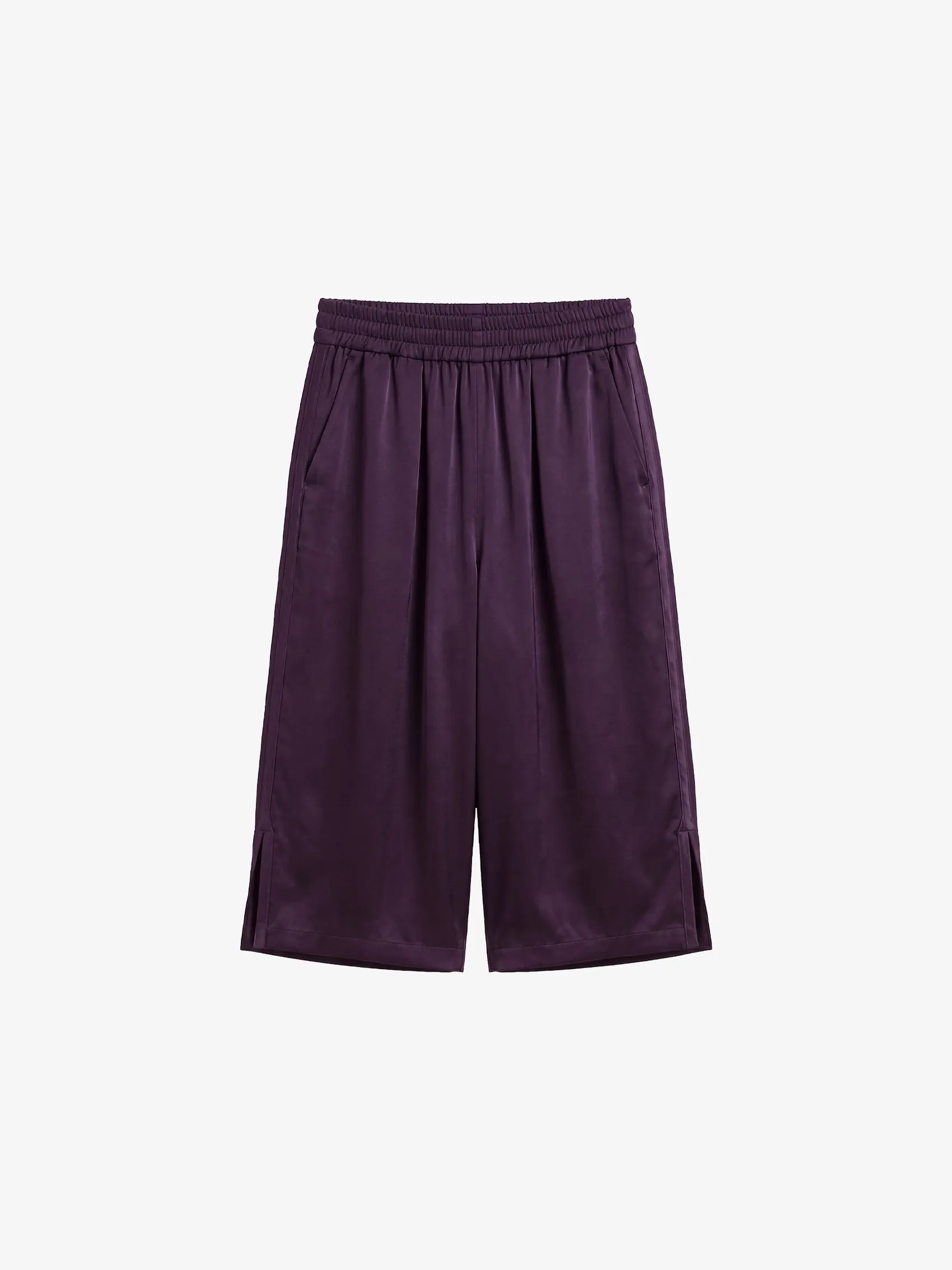 Bermuda Shorts in Silk Satin