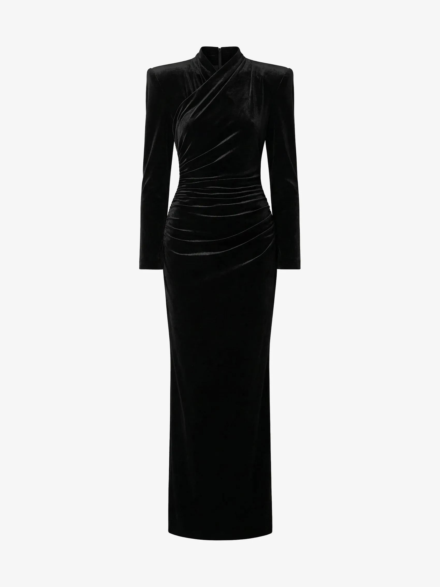 Draped Gown in Velvet