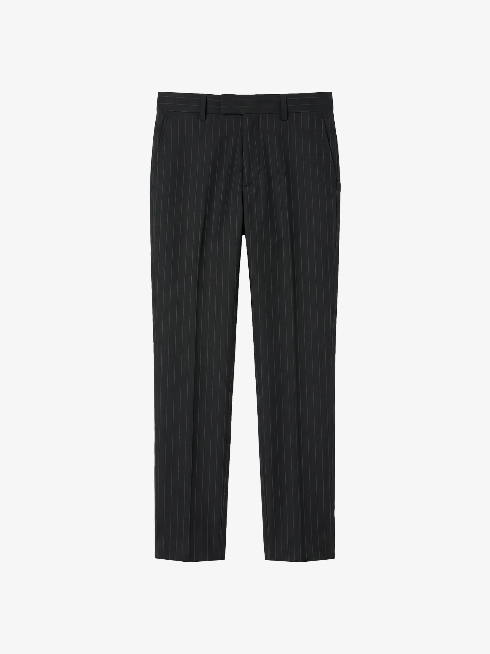 Slim-Fit Pants in Pinstripe Wool