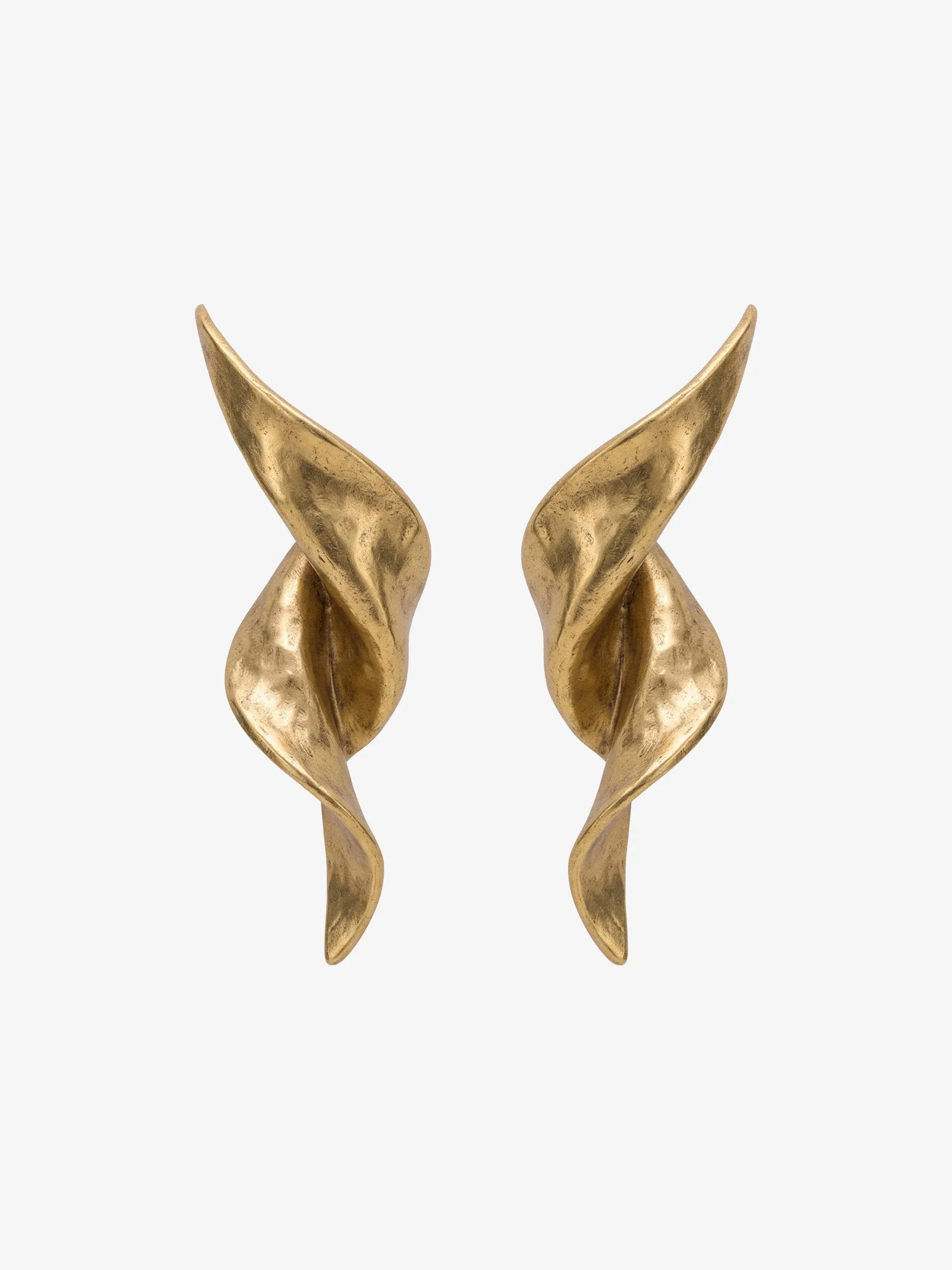 Spiral Earrings in Metal