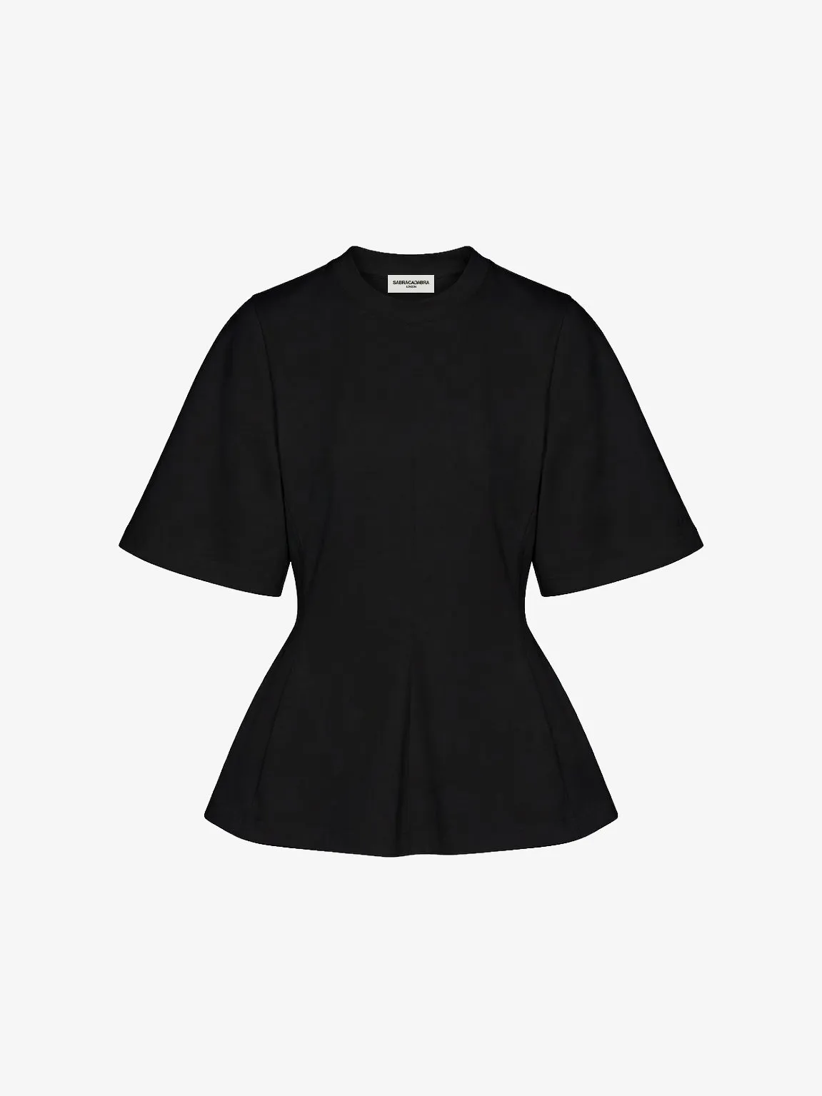 Cinched T-Shirt in Cotton Jersey
